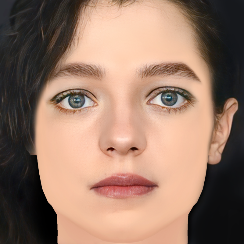 Esme Creed-Miles Head - No Hair - Low poly head for game Modello 3D .c4d .max .obj .3ds .fbx .stl .blend