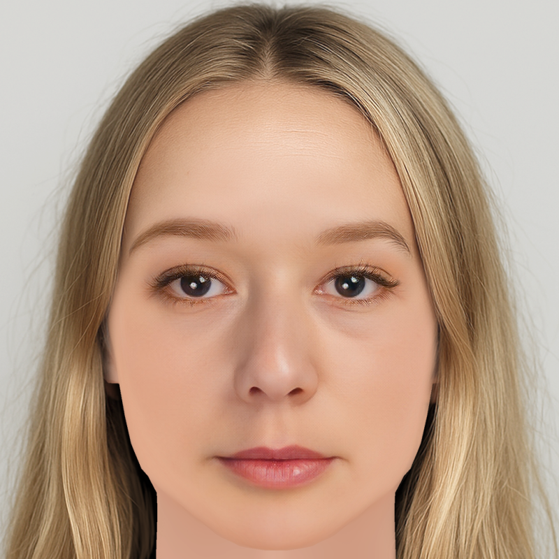 Alba August Head - No Hair - Low poly head for game 3D Модель .c4d .max .obj .3ds .fbx .stl .blend