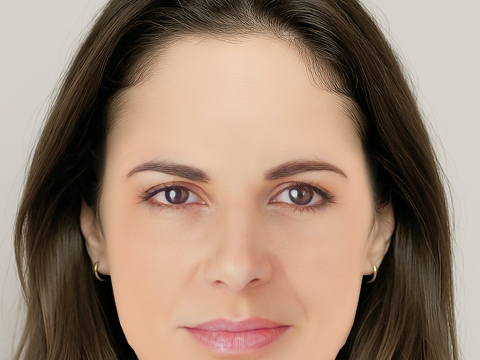 Ana Varela Head - No Hair - Low poly head for game 3D Model