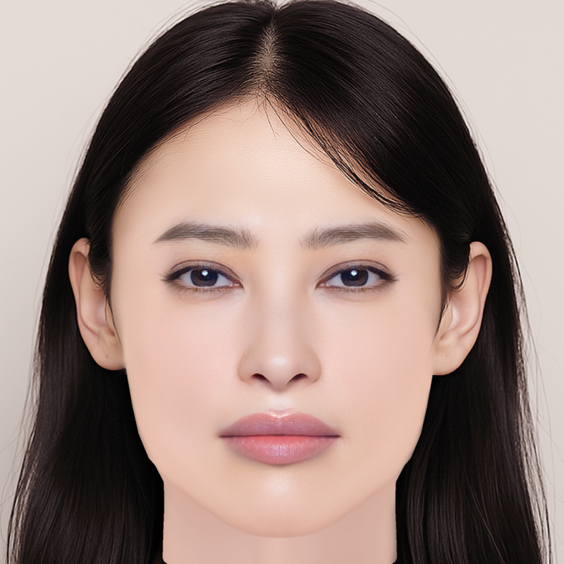 Aya Omasa Head - No Hair - Low poly head for game Modelo 3D .c4d .max .obj .3ds .fbx .stl .blend 