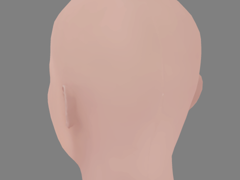 Aylin Tezel Head - No Hair - Low poly head for game 3D Модель