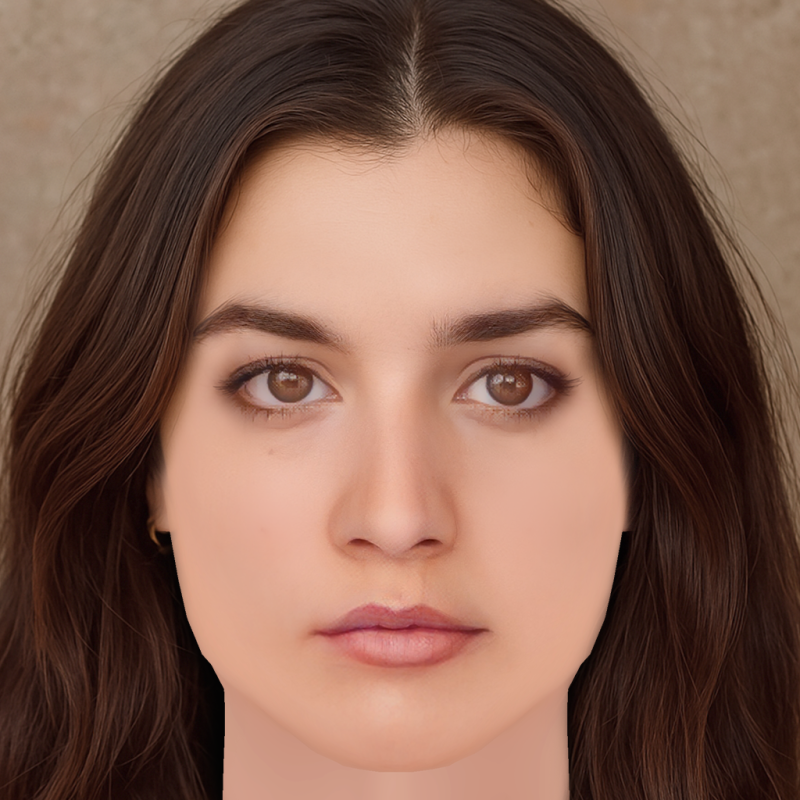 Barbara Branco Head - No Hair - Low poly head for game Modello 3D .c4d .max .obj .3ds .fbx .stl .blend 