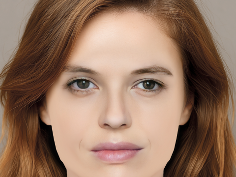 Catarina Wallenstein Head - No Hair - Low poly head for game 3D Model