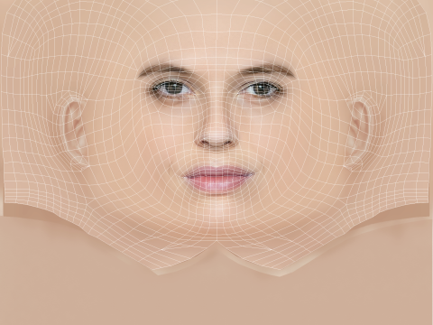 Catarina Wallenstein Head - No Hair - Low poly head for game 3Dモデル