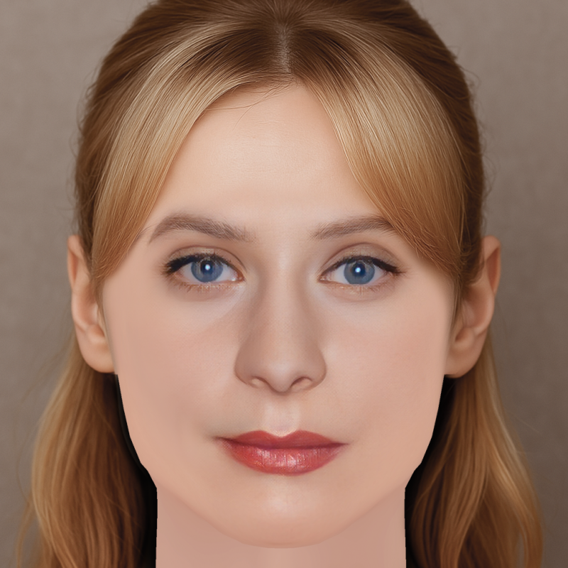 Clara Rosager Head - No Hair - Low poly head for game 3D 模型 .c4d .max .obj .3ds .fbx .stl .blend 
