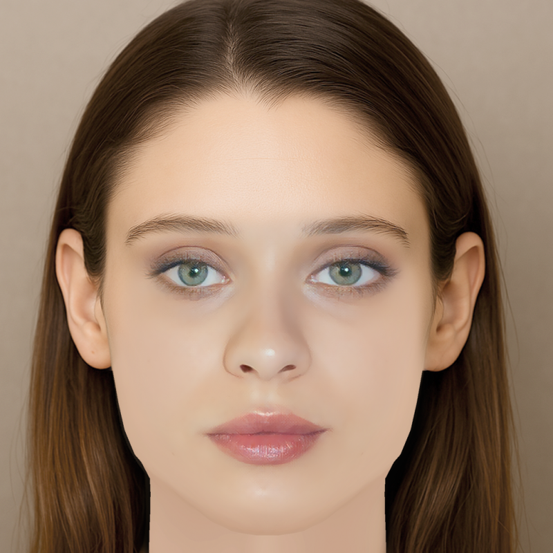 Daniela Melchior Head - No Hair - Low poly head for game 3D Модель .c4d .max .obj .3ds .fbx .stl .blend 