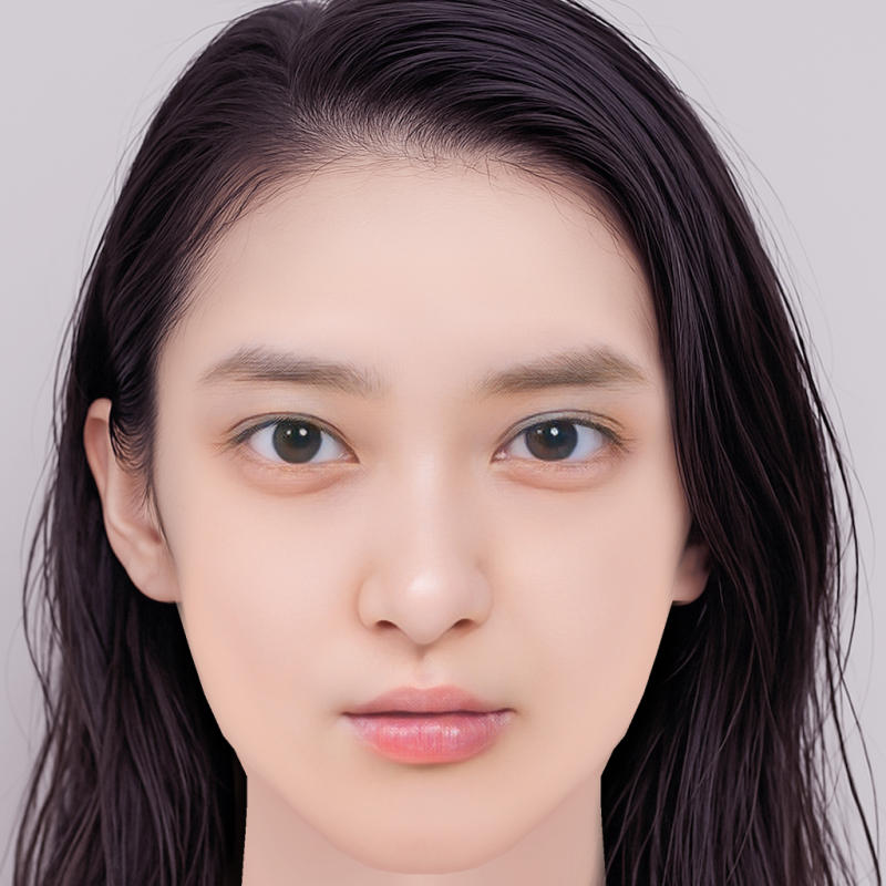 Emi Takei Head - No Hair - Low poly head for game Modèle 3D .c4d .max .obj .3ds .fbx .stl .blend
