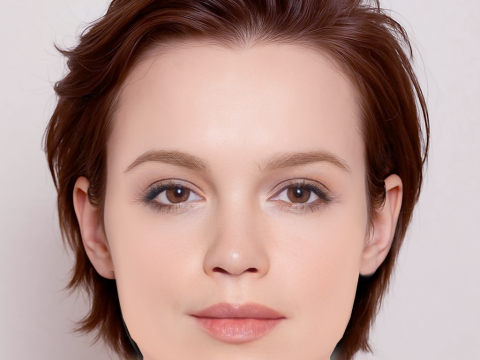Emilia Schule Head - No Hair - Low poly head for game Modelo 3D
