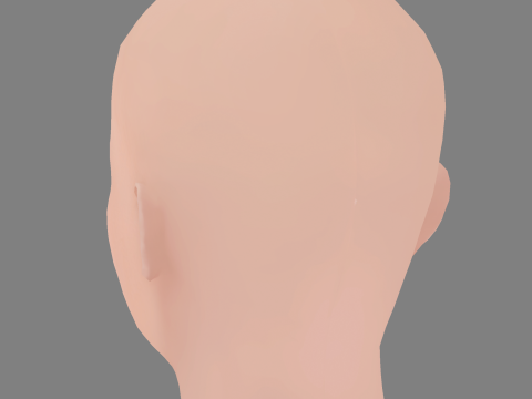 Emilia Schule Head - No Hair - Low poly head for game Modèle 3D