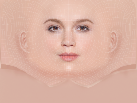 Emilia Schule Head - No Hair - Low poly head for game Modèle 3D