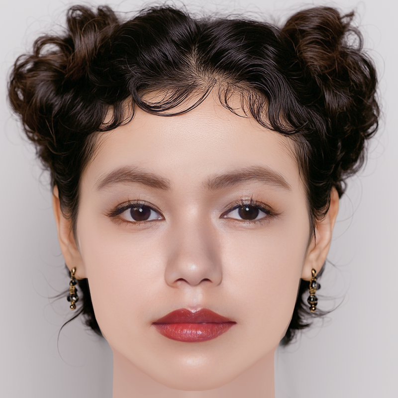 Fumi Nikaido Head - No Hair - Low poly head for game Model 3D .c4d .max .obj .3ds .fbx .stl .blend 