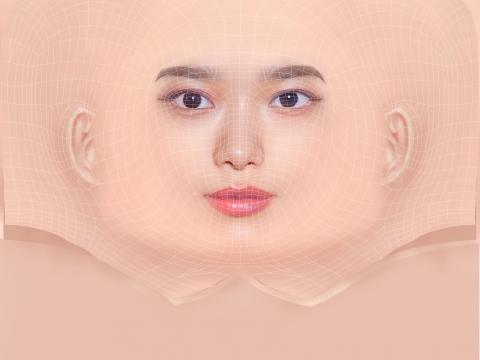 Hana Sugisaki Head - No Hair - Low poly head for game 3D Model