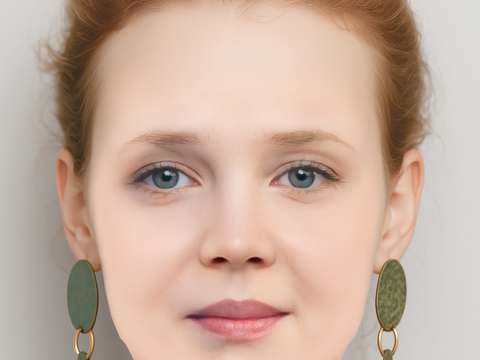 Isolda Dychauk Head - No Hair - Low poly head for game 3Dモデル