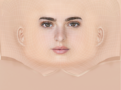 Joana Aguiar Head - No Hair - Low poly head for game 3D Model