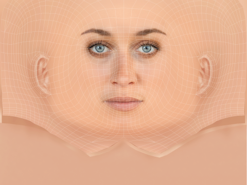 Julia Ragnarsson Head - No Hair - Low poly head for game 3D मॉडल