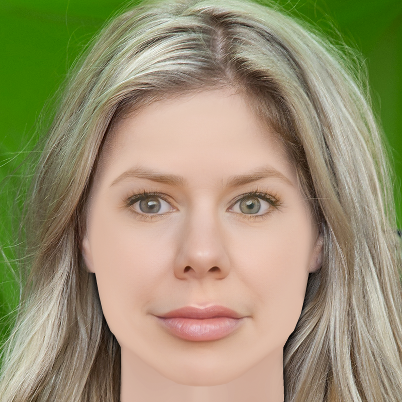 Julie Zangenberg Head - No Hair - Low poly head for game 3D Model .c4d .max .obj .3ds .fbx .stl .blend