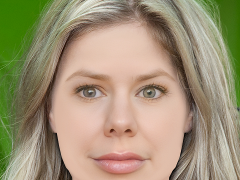 Julie Zangenberg Head - No Hair - Low poly head for game 3Dモデル
