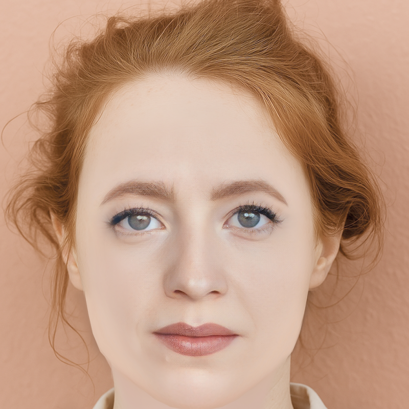 Leonie Benesch Head - No Hair - Low poly head for game Model 3D .c4d .max .obj .3ds .fbx .stl .blend 
