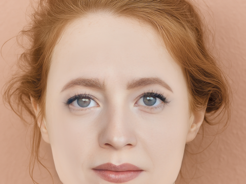 Leonie Benesch Head - No Hair - Low poly head for game 3Dモデル