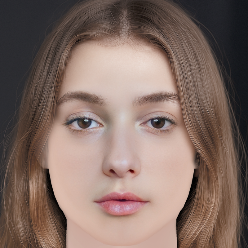 Lilly Liefers Head - No Hair - Low poly head for game 3Dモデル .c4d .max .obj .3ds .fbx .stl .blend
