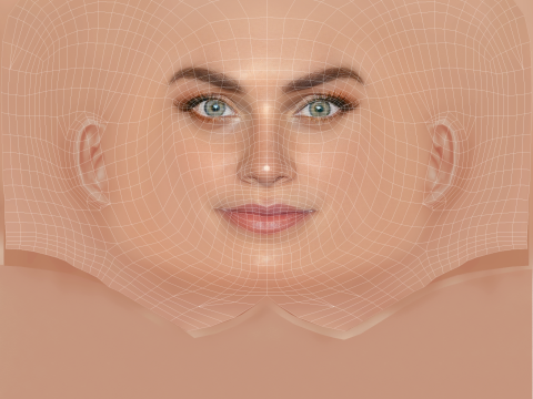 Lisa Tomaschewsky Head - No Hair - Low poly head for game 3D 模型