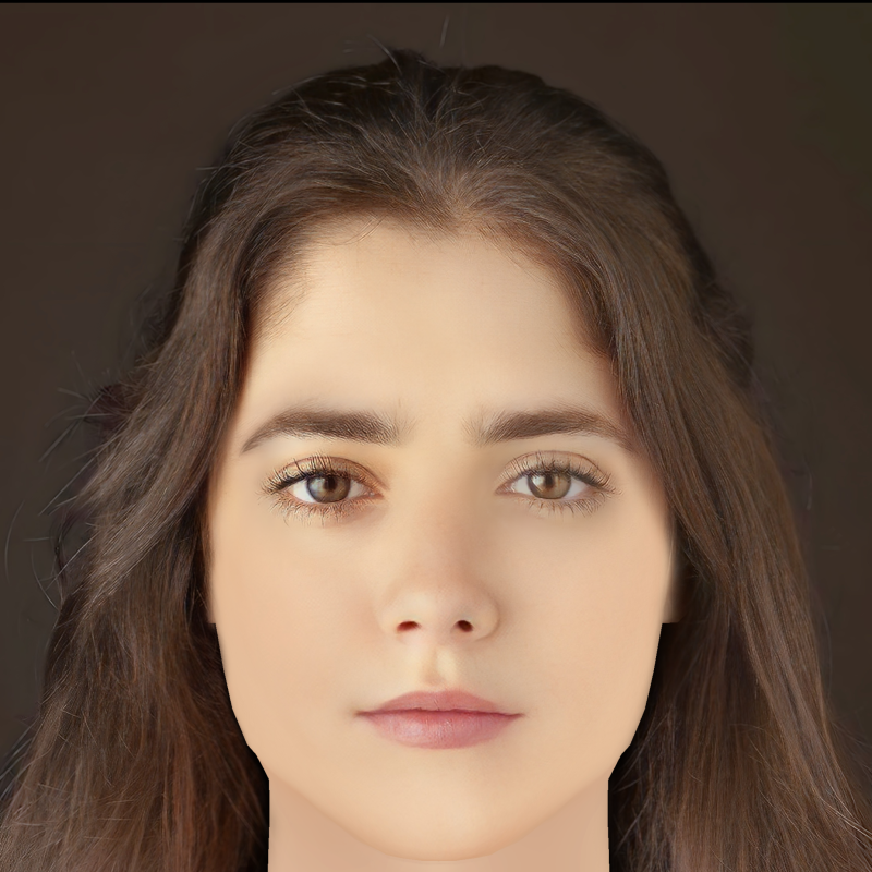 Madalena Aragao Head - No Hair - Low poly head for game Model 3D .c4d .max .obj .3ds .fbx .stl .blend