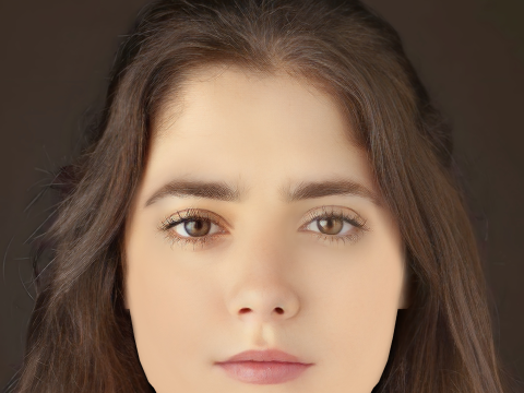 Madalena Aragao Head - No Hair - Low poly head for game 3D Model