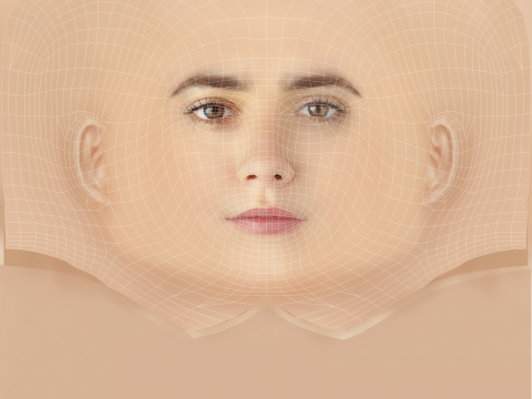 Madalena Aragao Head - No Hair - Low poly head for game Model 3D