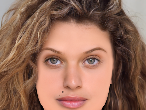 Matilde Reymao Head - No Hair - Low poly head for game 3D Modell