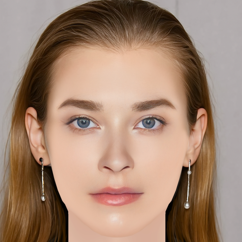 Milena Tscharntke Head - No Hair - Low poly head for game Modèle 3D .c4d .max .obj .3ds .fbx .stl .blend 
