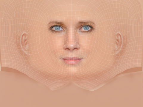 Moa Gammel Head - No Hair - Low poly head for game Model 3D