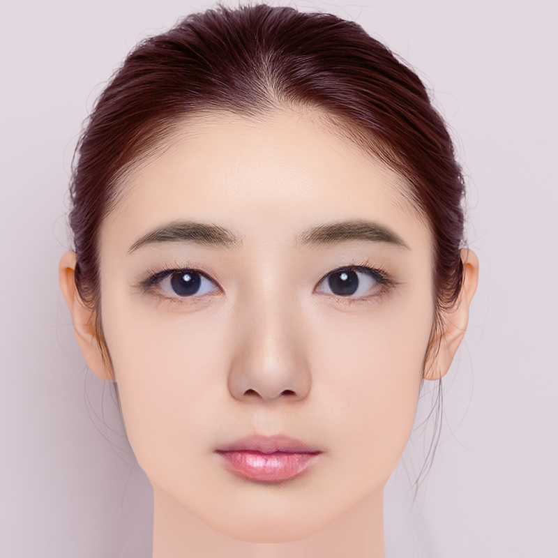 Moemi Katayama 头 - 无头发 - 低聚游戏头 3D 模型 .c4d .max .obj .3ds .fbx .stl .blend