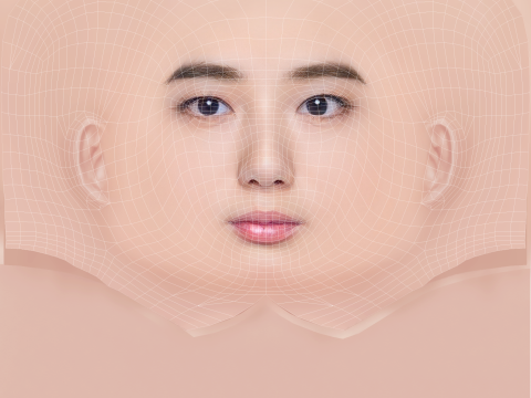 Moemi Katayama Head - No Hair - Low poly head for game 3D Model