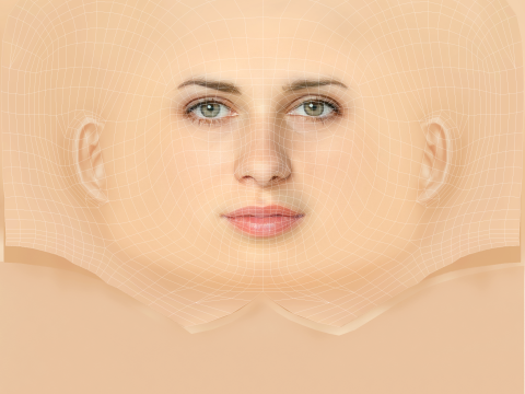 Nora Tschirner Head - No Hair - Low poly head for game Modello 3D