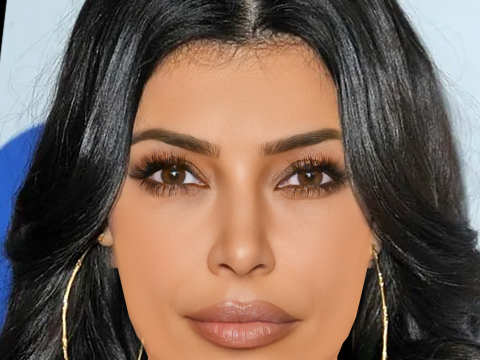 Kim Kardashian Head - No Hair - Low poly head for game 3Dモデル