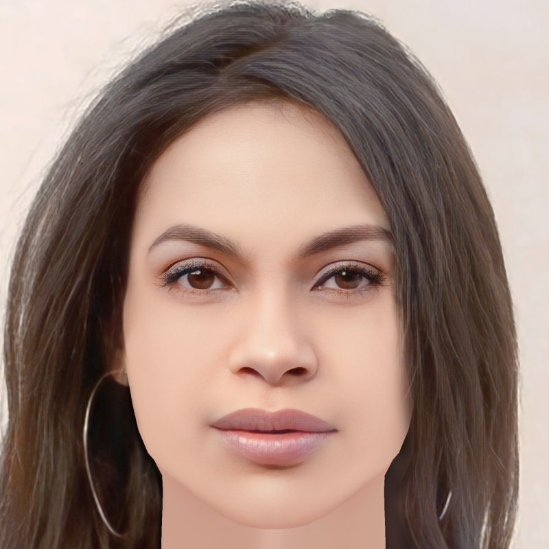 Rosario Dawson Head - No Hair - Low poly head for game 3D मॉडल .c4d .max .obj .3ds .fbx .stl .blend 