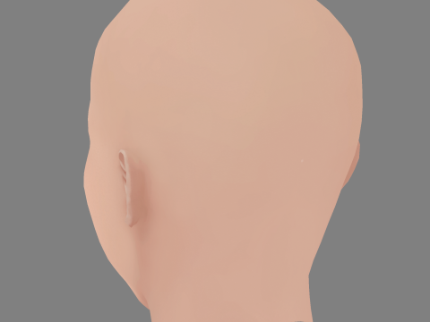 Rosario Dawson Head - No Hair - Low poly head for game 3D मॉडल