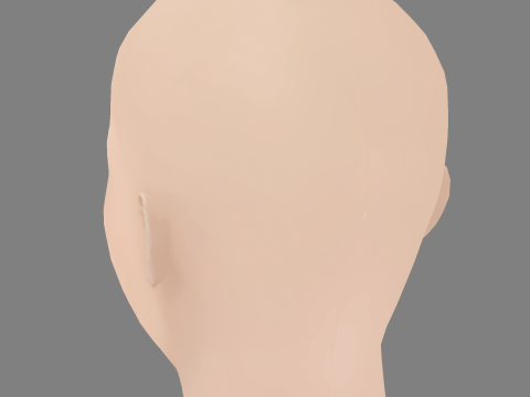 Kasumi Arimura Head - No Hair - Low poly head for game 3D Model