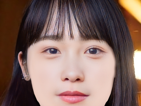 Kawaei Rina Head - No Hair - Low poly head for game 3Dモデル