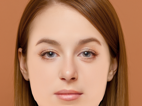 Victoria Guerra Head - No Hair - Low poly head for game 3Dモデル