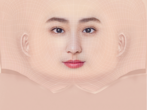 Yuna Taira Head - No Hair - Low poly head for game Modelo 3D