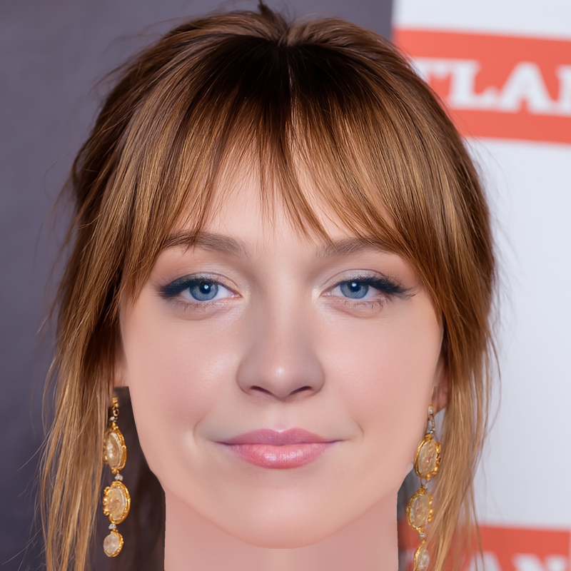 애비 엘리엇 헤드 - 머리카락 없음 - 게임용 로우 폴리 헤드 3D 모델 .c4d .max .obj .3ds .fbx .stl .blend 