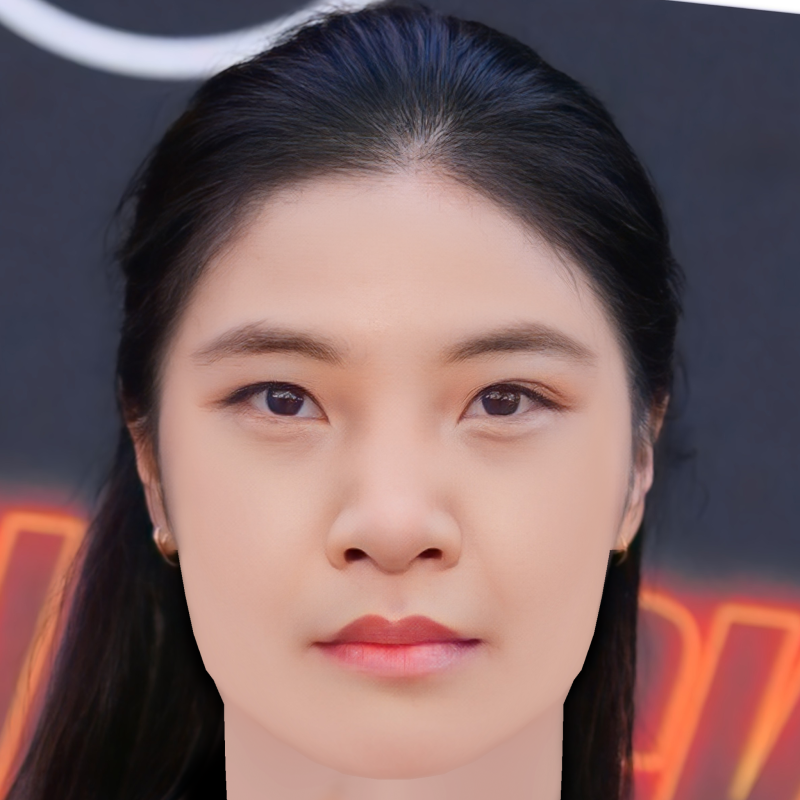 Голова Еймі Кван - без волосся - низькополігональна голова для гри 3D Модель .c4d .max .obj .3ds .fbx .stl .blend