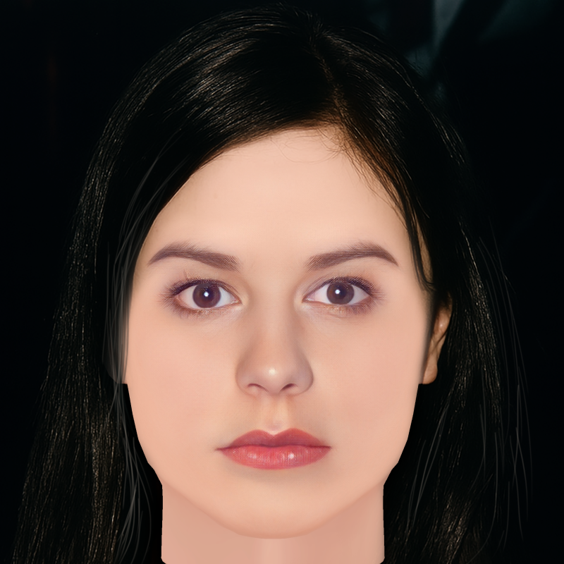 Cabeza de Anna Paquin - Sin pelo - Cabeza de baja poli para juego Modelo 3D .c4d .max .obj .3ds .fbx .stl .blend