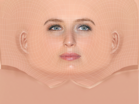 Annabelle Wallis Head - No Hair - Low poly head for game 3D Model
