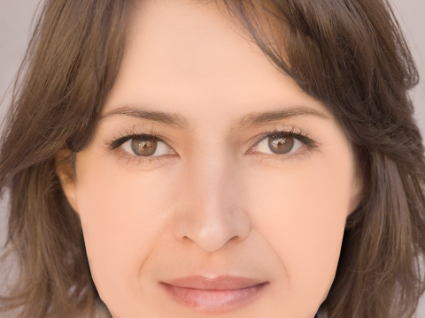 Bahia Haifi 头 - 无头发 - 低聚游戏头 3D 模型