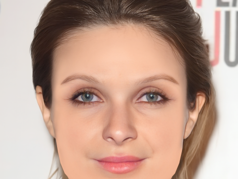 Głowa Beau Garrett - No Hair - Głowa Low Poly do gry Model 3D