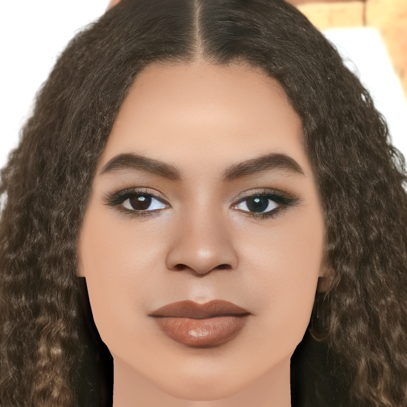 Blue Ivy Carter Head - No Hair - Tête low poly pour le jeu Modèle 3D .c4d .max .obj .3ds .fbx .stl .blend 