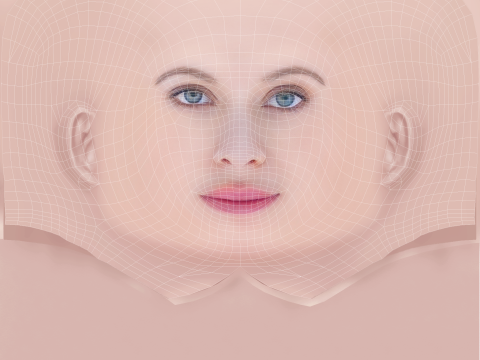 Bonnie Piesse ヘッド - 髪なし - ゲーム用の低ポリヘッド 3Dモデル