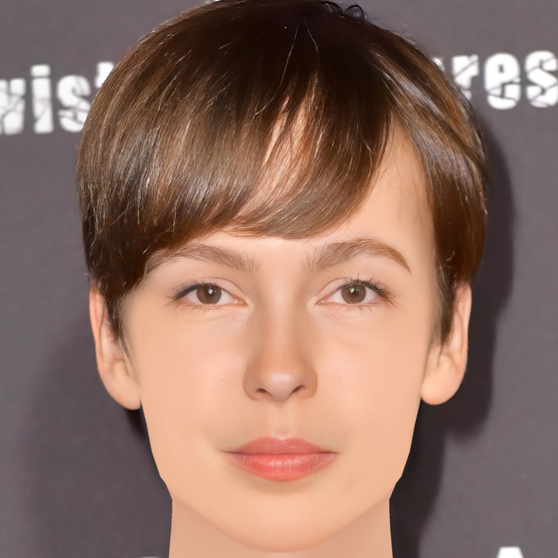 Brittany Allen Head - Sin pelo - Cabeza de baja poli para juego Modelo 3D .c4d .max .obj .3ds .fbx .stl .blend 